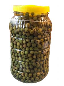 Külde tatlanmış halhalı yeşil zeytin(3 kg)